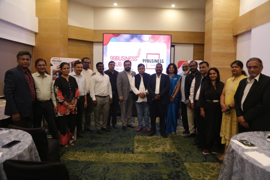 99 Business Club July Networking Meet Brings Together 65+ Entrepreneurs with Justdial Co-Founder Ramani Iyer as Chief Guest